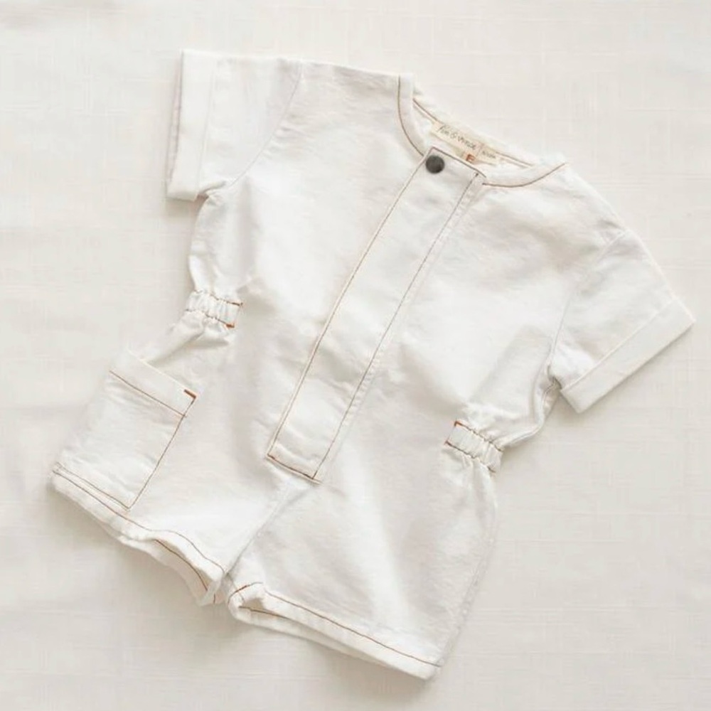 Fin & Vince Short Painter Jumpsuit